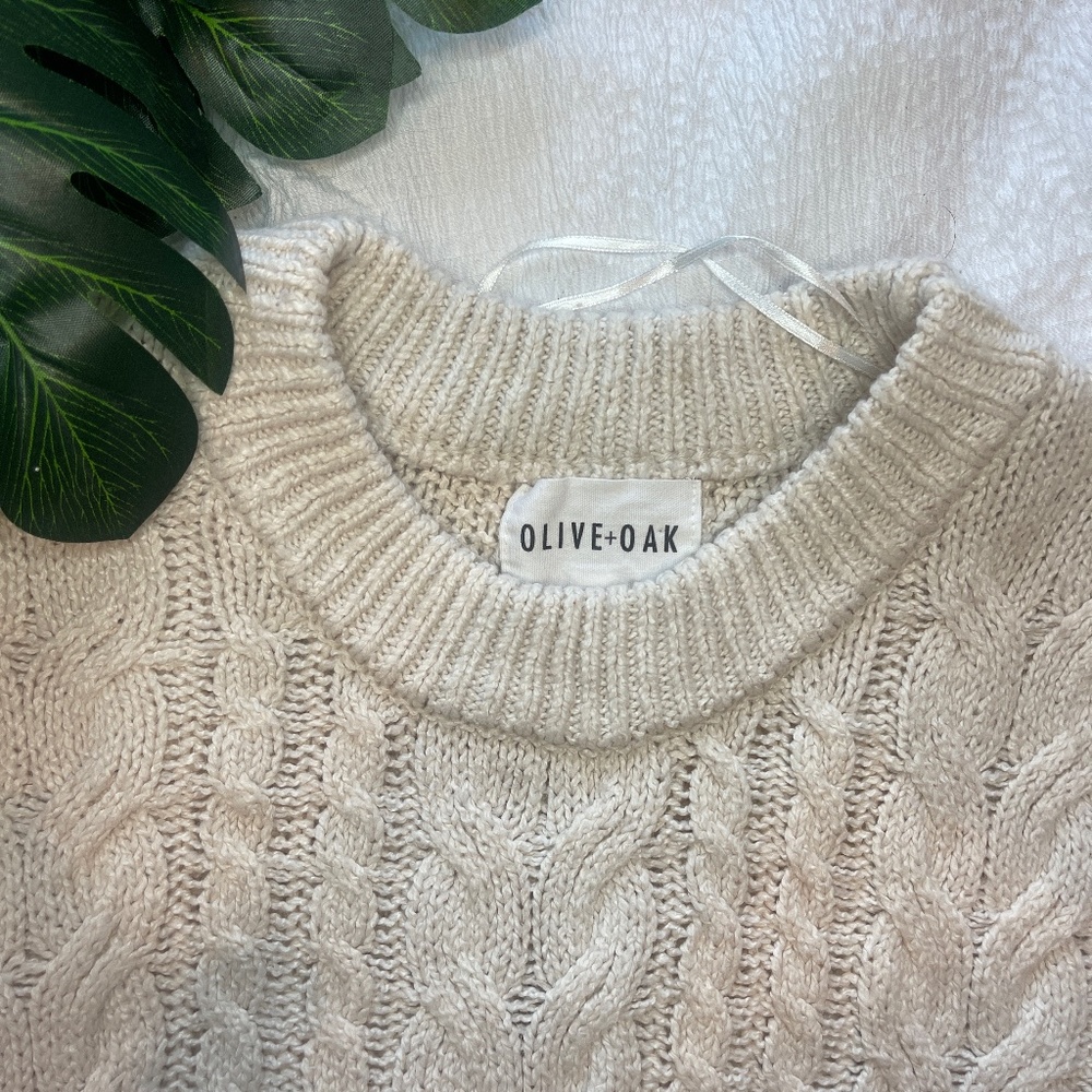 Beige Knit Sweater